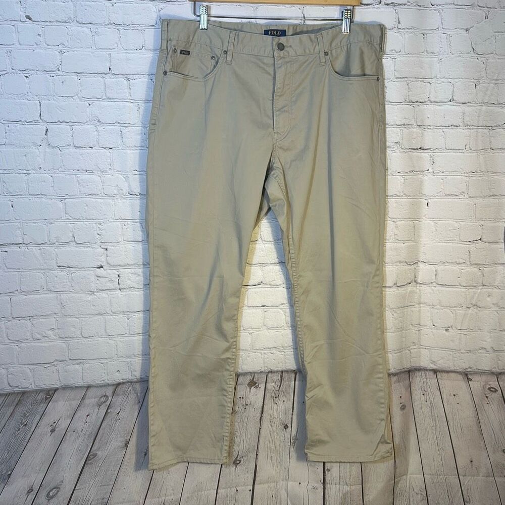 Polo Ralph Lauren‎ Pants Mens 38 The Prospect Straight Chino Pants Trousers